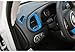 Toworldit 31pcs/Set ABS Full Interior Center Console Dashboard Cover Decoration Kit Trim Sticker Compatible with Jeep Renegade 2015-2020 (Light Blue)