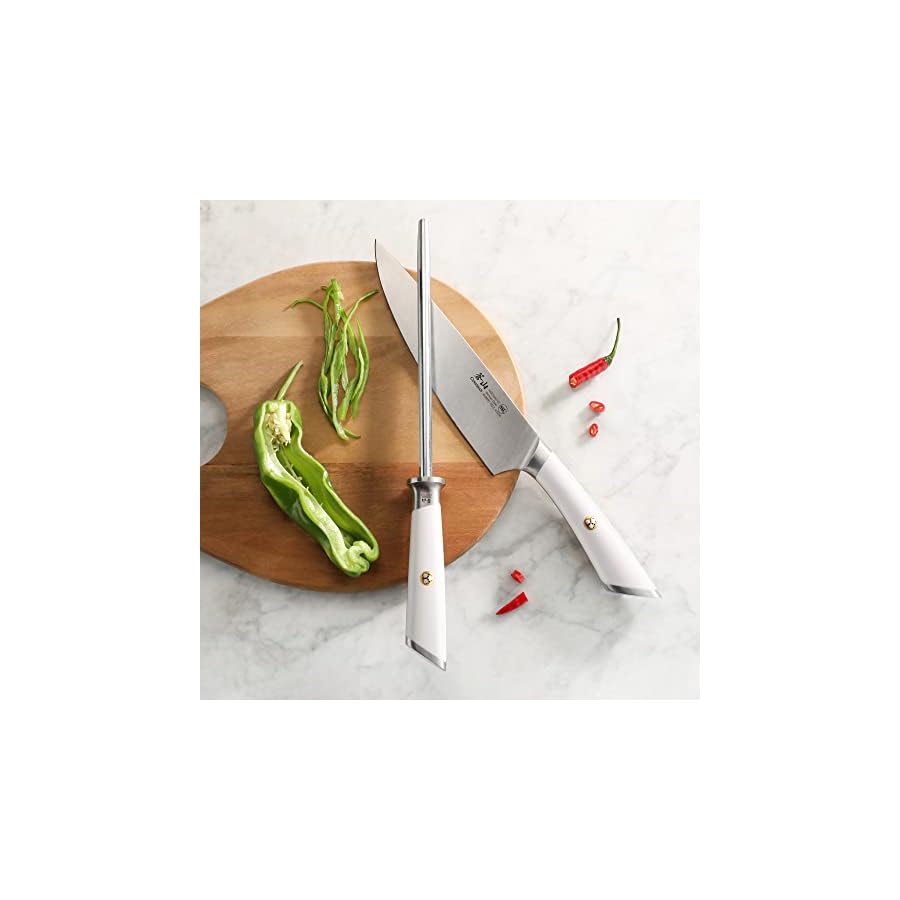 Cangshan-ELBERT-Series-High-Carbon-8-Inch-Honing-Steel-White Cangshan ELBERT Series High-Carbon 8-Inch Honing Steel (White)