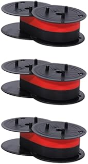 Bigger 12-Pack Replacement for Nukote BR80c GR24 GR51 Calculator Ribbon B/R Used with El 1197 P, El 1197 P Ii, El 1630 (Black and Red)