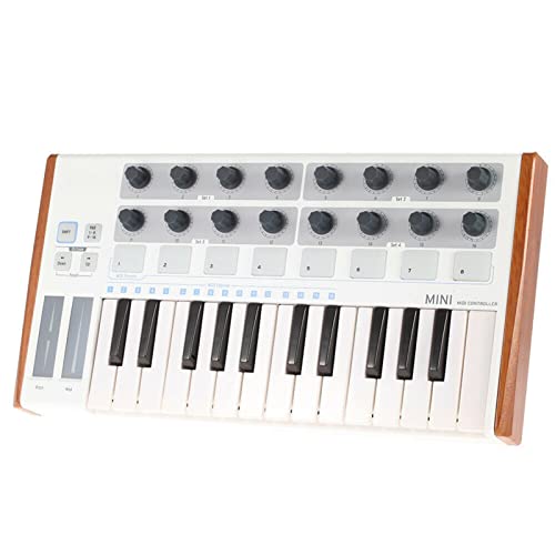 25 ノート キーボード ドラム パッド MINI 25 キー 超ポータブル USB MIDI キーボード コントローラー 電子キーボード