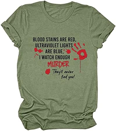 Sarcastic Tshirts for Women Funny Adult Humor Sayings Short Sleeve Tops They'll Never FIND You Graphic Tees Green