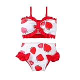 SuperGlee Toddler Baby Girls Two Piece Swimsuit Infant Bathing Suit