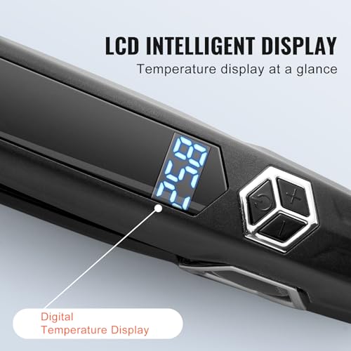 Plancha de Pelo Titanio 1.5 pulgadas con Control LCD miniatura 4