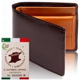 財布 メンズ 2つ折り 【証明書付イタリアンレザー】 二つ折り 本革 イタリア 二つ折り財布 9 DBR-CML