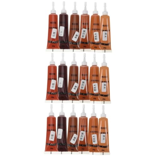 SHINEOFI 3 Ensembles Pâte De Réparation De Meubles Gris Remplissage De Trou Correctif Remplisseur Pâte De Réparation Pour Bois Pâtes De Réparation De Meubles 6 Pièces * 3