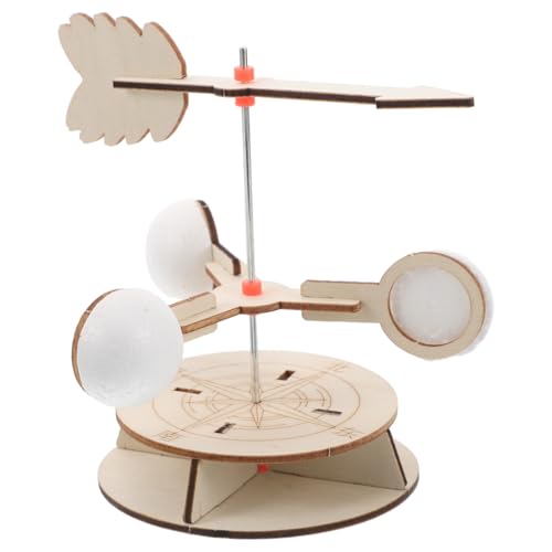 Gogogmee Kit Segnavento in Legno Educativo Diy per Esperimenti Scientifici Sul Vento e Direzione Facile da Assemblare per Progetti Scolastici e Apprendimento Outdoor