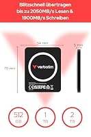 Verbatim Snapback UltraSlim Externe SSD 1 TB MagSafe USB 3.2 Gen 2x2 4K – Ansicht 3