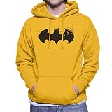 All+Every Batman Black Bat Symbol Silhouette Men's Hooded Sweatshirt