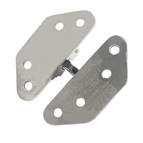 Keehui Pair Of Heavy Duty Marine Grade 316 Stainless Steel Hatch Hinge 2-3/4" X 2-3/4"For Boat, Rv #TOP4