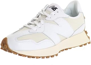 Women's 327 Classic Trainer Sneakers, White Beige, 6.5 Medium US
