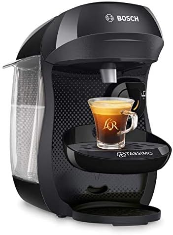 TASSIMO by Bosch HAPPY TAS1002NGB Coffee Machine, 1400 Watt, 0.7 Litre - Black