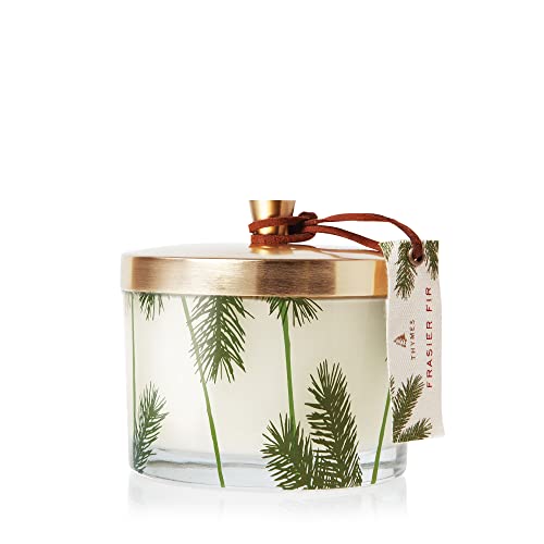 Thymes Heritage Pine Needle Candle – Scented Candle – Luxury Home Fragrance – Home Decor & Bathroom Accessories – Frasier Fir Pine Scent – 11.5 Oz – Frasier Fir