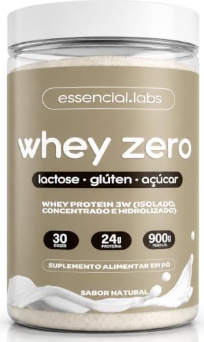 Whey Zero Lactose Sem Sabor 900g - Fórmula Exclusiva Com Proteína...