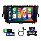 HNOPYHNT Radio for Toyota Prius 2010-2015 Upgraded to 9 Inch Android 14 Car Stereo Head Unit - Featuring HD Touchscreen, Wirless Carplay & Android Auto, GPS Navigation, FM, SWC, WiFi & Bluetooth