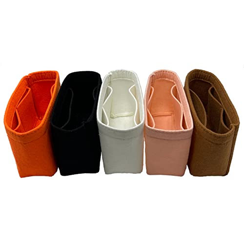 Image of Women Bag Organiser Organizer Insert for Backpack Tote Large Inner Bag In Bag (Orange)