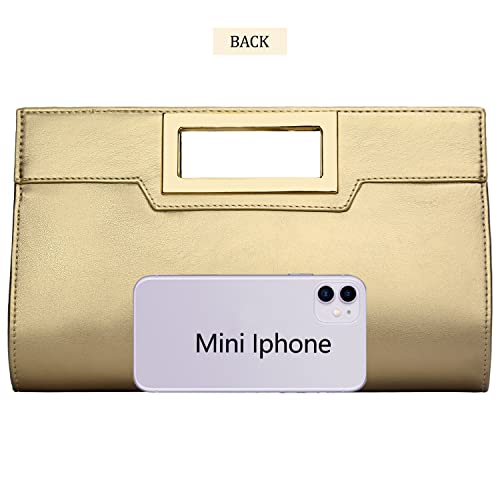 Image of KKXIU Women Clutch Purse Elegant Pleated Evening Bag for Wedding Prom Bridal with Chain Strap