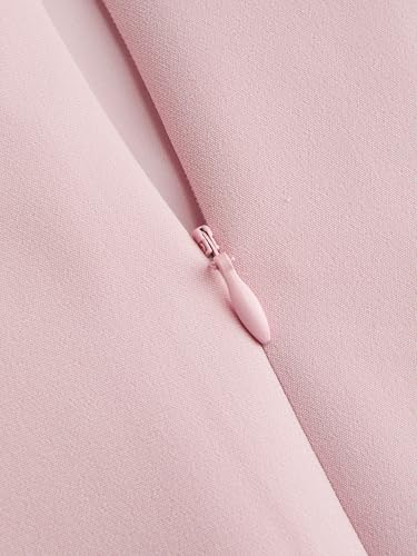 CIDER Mini Dress Square Neck Bowknot High Waist Bodycon Sleeveless Party Dress4