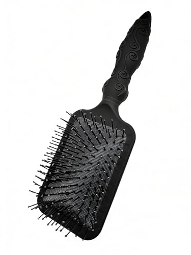 Image of Amazon Basics Paddle Brush for Hair, Gentle Detangling, Wet or Dry Hair, Tangle-Free with Flexible Bristles