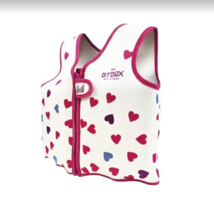 Btbox - Chaleco Flotador para Bebé - Talla XS a M - 1 a 6 Años - Estampados - Natación, Piscina o Playa - Neopreno de 5 mm - Doble Cierre de Seguridad - Protección UPF 50+