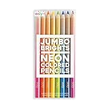 Ooly Jumbo Brights Neon Colored Pencils - Chunky Set of 8 - 7