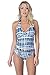 La Blanca Women's Moody Blues Halter Goddess Tankini
