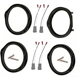 honda accord parts oem Ajustement précis pour haut-parleurs de 16,5 cm : avec une dimension de découpe de 165 mm, ces cartes adaptateurs offrent un ajustement exact pour l'emplacement de votre haut-parleur. Ils sont spécialement conçus pour accueillir des haut-parleurs de voiture standard de 16,5 cm, assurant un processus d'installation sans faille.