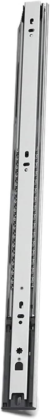 12-16 inches Drawer Slides Soft Close Drawer Track Rail Sliding Three-Section Cabinet Slides Furniture Hardware(14 inches)