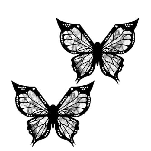 Wzxksoac Plantilla de Mariposa para Delineador de Ojos, Plantilla de Delineador de Ojos de Mariposa, Plantilla de Maquillaje de Ojos de Mariposa, Plantilla de Mariposa Funciona 2 Piezas