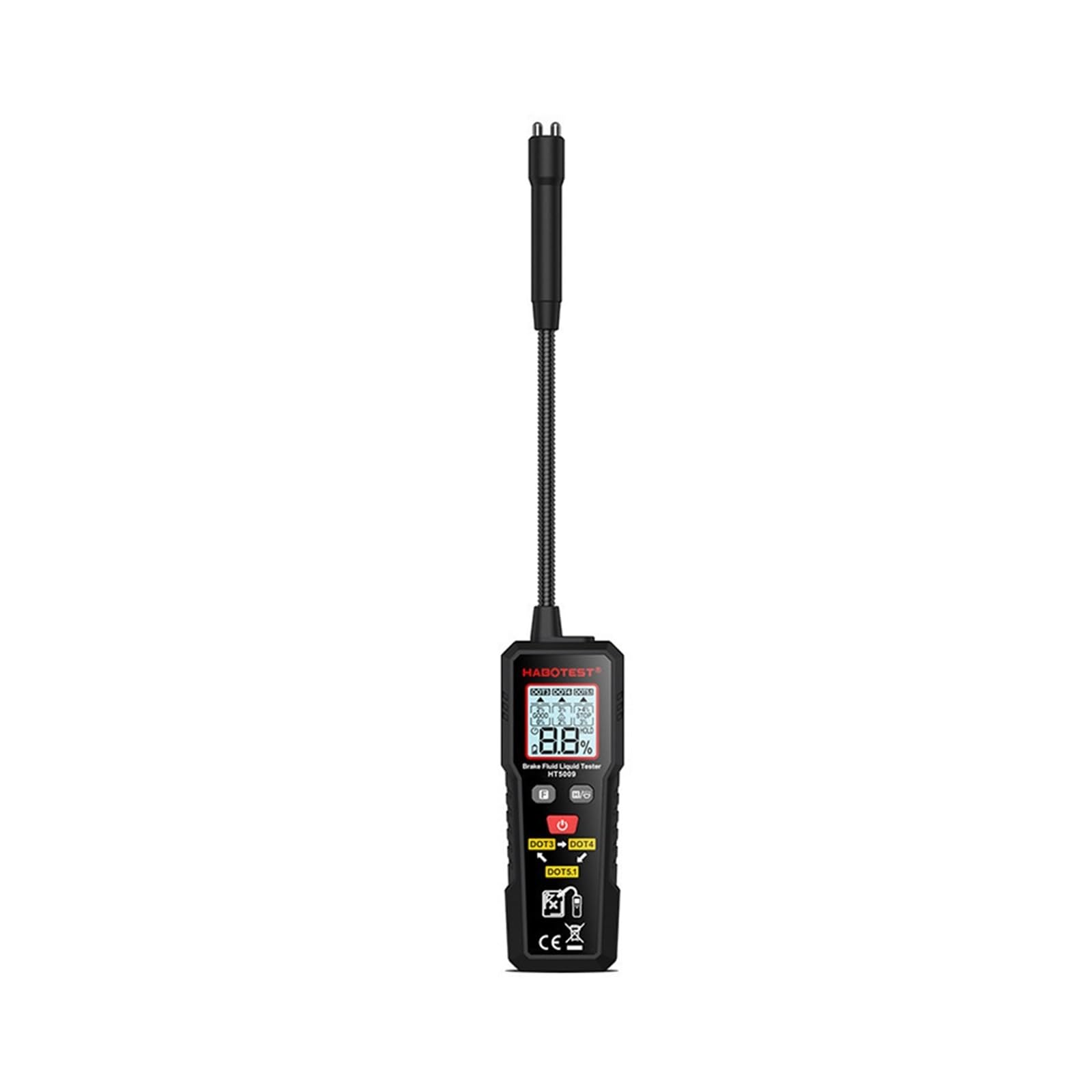 Brake Fluid Tester, Engine Oil Diagnostics Tool Oil Quality Tester Fluid Analyzers Oil Quality Detector Engine Diagnosis