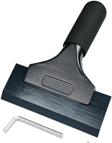 EEFUN All purposed Silicone Rubber Squeegee for Car vinyl wrapping, window tint film installation, car decal tool. Car window snow/ice cleaning, home glass/mirror/window cleaning