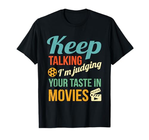 Funny Movie Lover Gifts Movies Film Critic Cinephile Cinema T-Shirt