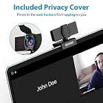 NexiGo N60 1080P Webcam with Microphone, Software Control & Privacy Cover, USB HD Computer Web Camera, Plug and Play, for Zoom/Skype/Teams, Conferencing and Video Calling - Image 3