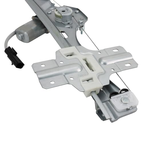 Image of TRQ Rear Passenger Side Power Window Motor and Regulator Assembly Compatible with 2013-2017 Buick Enclave 2013-2017 Chevrolet Traverse 2013-2016 GMC Acadia 2017 Acadia Limited