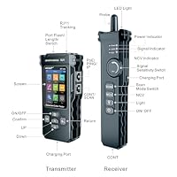 NOYAFA NF-8506 Netzwerkkabeltester mit Ping Test, TDR-KAT5-KAT6-Ethernet-Kabeltester, IP-Scan, Netzwerkrate-Test, Portflashing, Netzwerktester-Kabeltoner für RJ11 RJ45 – Ansicht 7