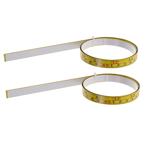Cinta Métrica Adhesiva Acero 4 Piezas 100 cm miniatura 2