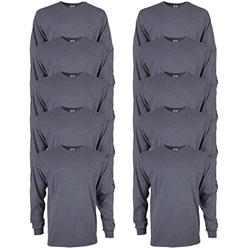 Image of Gildan Adult Ultra Cotton Long Sleeve T-Shirt, Style G2400, Multipack