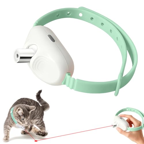 Walfront Cat Toys, Interactive Laser Cat Toys for Indoor Cats, USB Rechargeable Kitten Toy, Adjustable 9.1–13.4