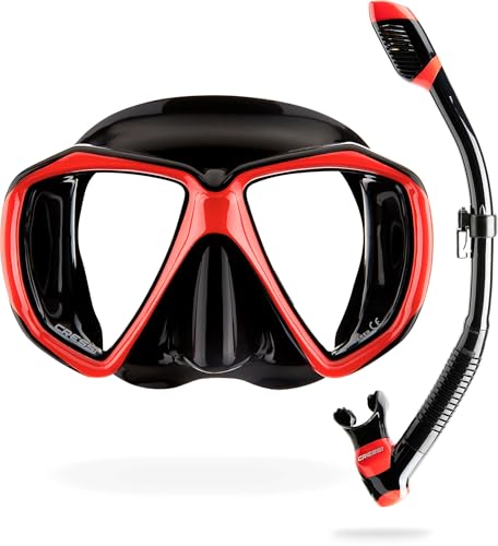 Kit de plongée Cressi anti-buée et tuba sec pour éviter de boire la tasse
