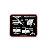 Selectool Knife Sharpener Mat for Pocket & Kitchen Knives, Scissors, EDC Gadgets - Anti-Slip...