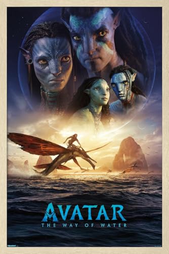 Trends International Avatar: The Way Of Water (2022) - One Sheet Wall Poster, 22.4L x 14.7W, Blonde Framed Version