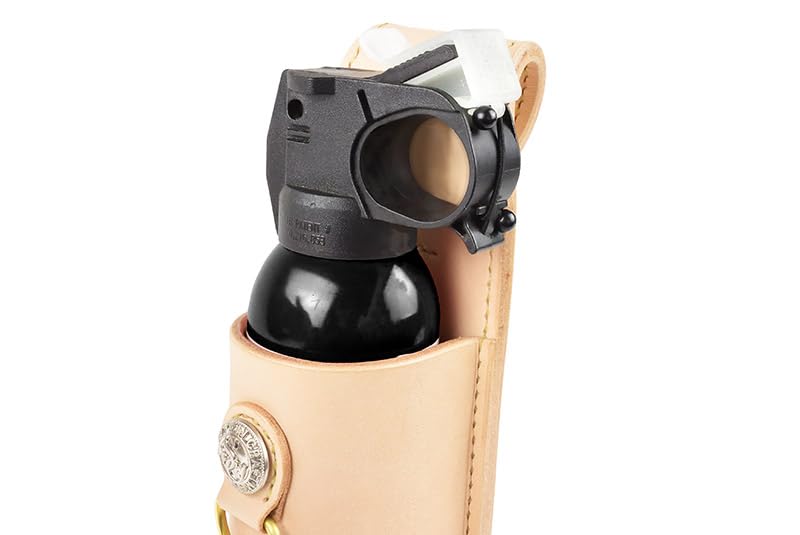 Amazon.co.jp: フィッシングツール 熊撃退スプレーホルダー 厚革ヌメ  