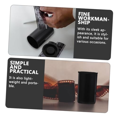 Homoyoyo 200 Pcs Caixa De Filme Filme Vasilha Pequenos Frascos De Plástico Com Tampas Ou Com Recipie