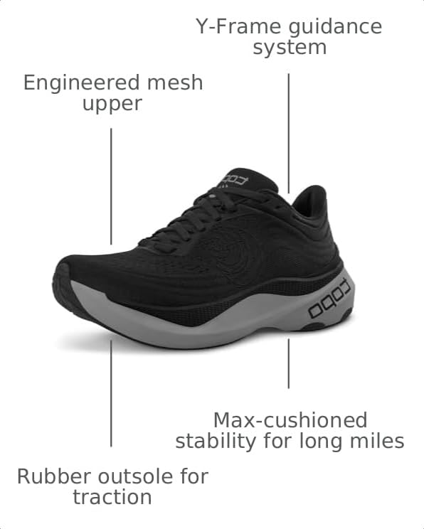 Image of Topo Athletic Men's Lightweight Comfortable 5MM Drop Aura Road Running Shoes, Athletic Shoes for Road Running
