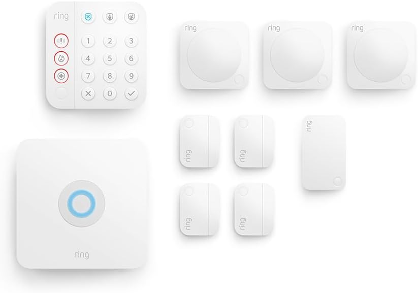 Alarm Pack - L by Amazon | Smart home alarm security system with optional Assisted Monitoring - No long-term commitments | Works with Alexa