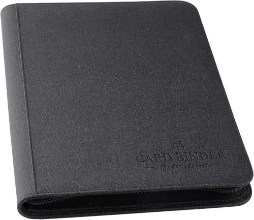 Foalgo 9 Pocket Card Binder, Premium Zip Trading Card...