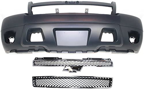 Garage-Pro Bumper Cover KIT Compatible with Chevrolet Tahoe 2007-2014, Avalanche 2007-2013, Suburban 1500, Suburban 2500 Primed Front