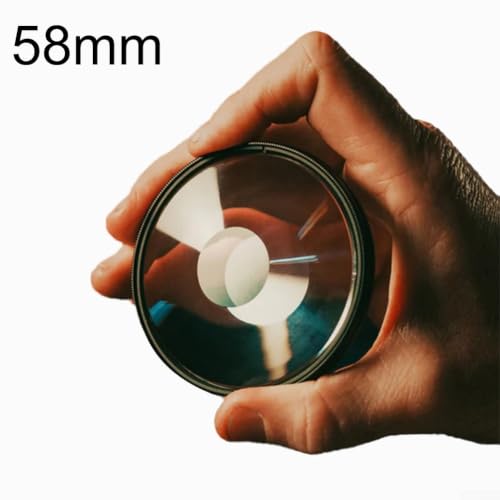 Filtro de efecto vortex de 58 mm para cámara réflex con cristal óptico de fácil limpieza 2