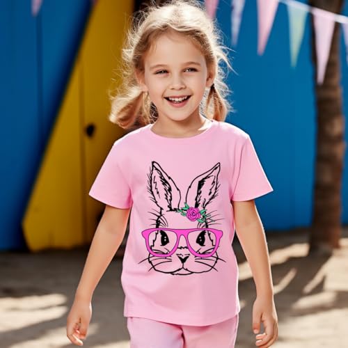 Kids Cute Digging Eggs Shirt Boys Funny T-Shirt Clothes Girls Bunny Graphic Tees Outfit 1-7T3