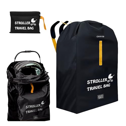 chwigo Extra Large Stroller Travel Bag - Black, Ideal for