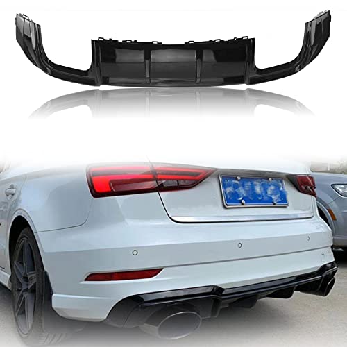 Diffuseur arrière Audi A3 Sline S3 Berline pour installer double échappement